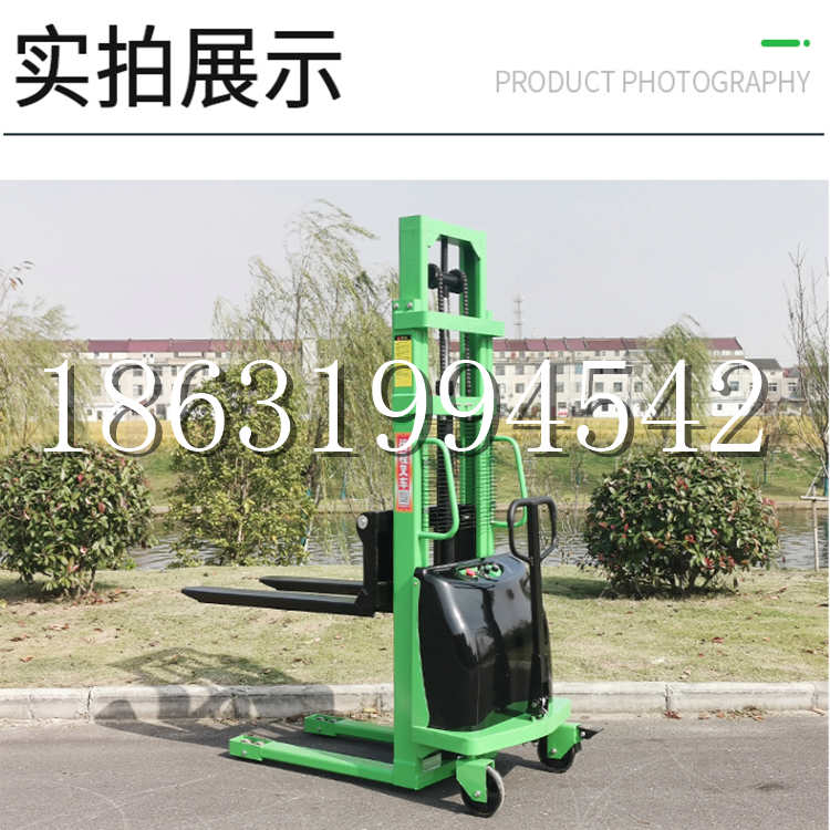 德惠市电动叉车堆高车液压铲车电瓶1吨2吨站驾步行式小型全自动叉车